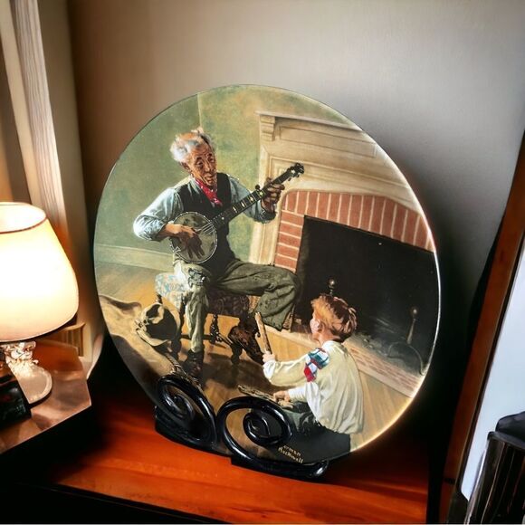 Norman Rockwell l Collector’s Plate l #1514 I l “The Banjo Player” - Picture 8 of 8